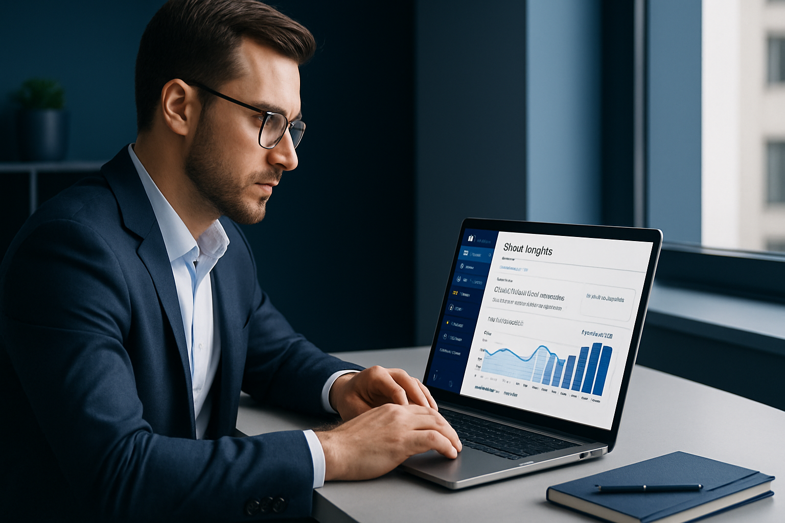 LinkedIn Sales Insights: O Guia Completo para Prospecção B2B — ilustração editorial AGENTEAI